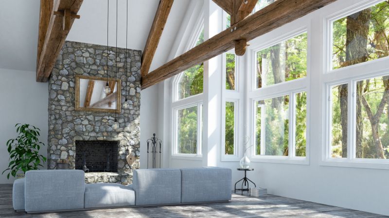 Sliding Window in Living Room